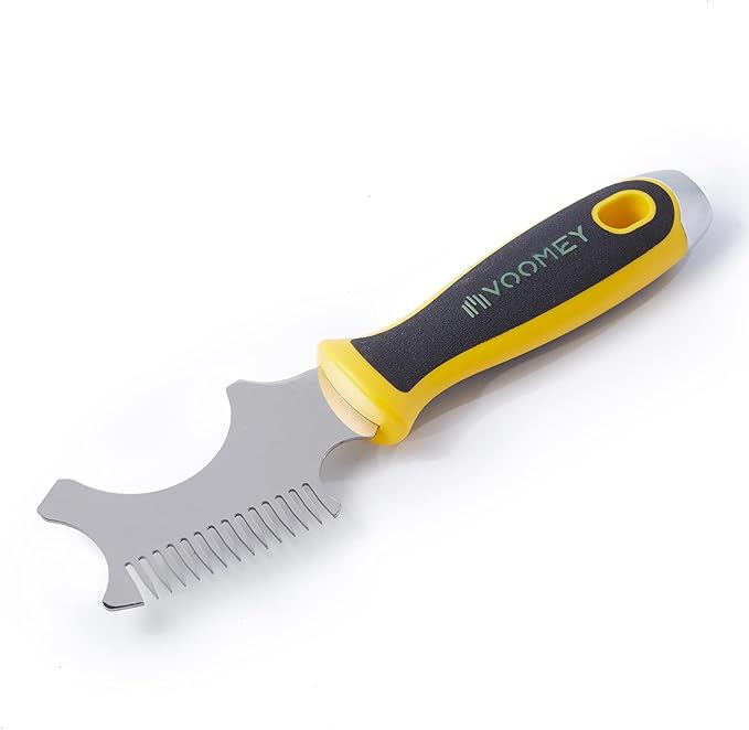 VOOMEY Paint Roller Cleaner Tool, 5 in 1 Paint Roller Cleaner with Hammer Base, Paint Brush Comb Cleaning Tool for Professional & DIY Painting
