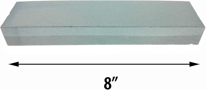 ASR Outdoor 8" Dual Grit Knife Blade Sharpener Bench Sharpening Stone, 120/240 Grit