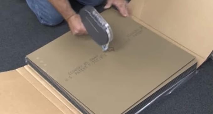 Access Floor Systems LokDots Adhesive Dots Applicator - Easy Roll-on Refillable Adhesive System for Carpet Tile Installation, Great for Many Surfaces - Covers 350sqft