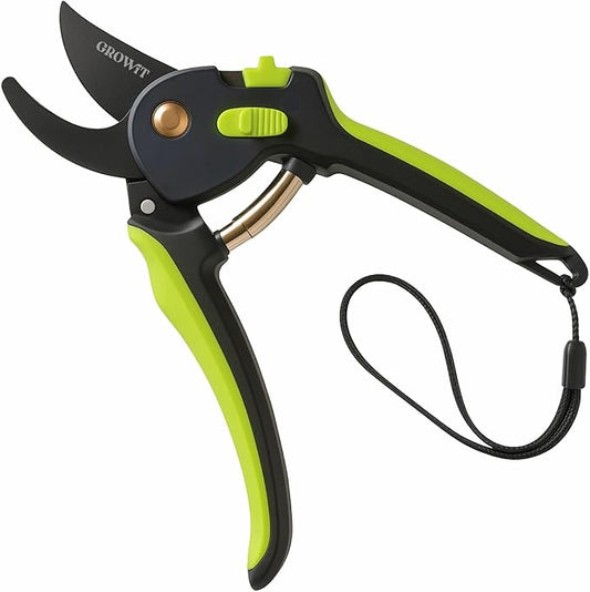 Ultra Sharp Pruning Shears Hedge Clipper ??Cuts 3X Easier, Dual-Size Opening, Weak Hand Arthritis Clippers, Rust-Resistant Pruner, Effortlessly Cuts