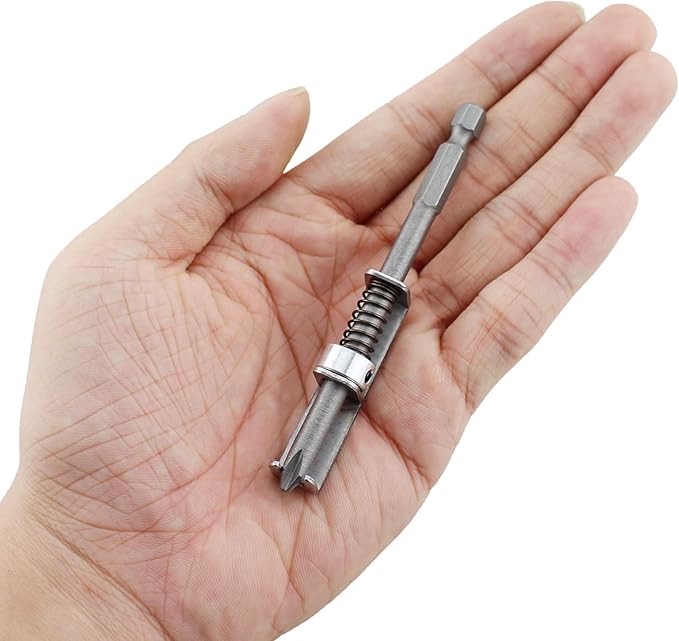 TAODAN 3.94 Inch Length Spring Loaded Screwdriver Bit Single Handed Operation Anti Drop Device Suitable for Electricians Mechanics DIY Home Repair