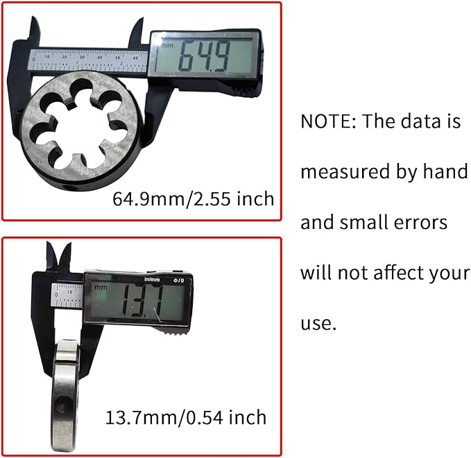 Lzcdelyxiao 1 1/4"-18 Die UNEF 1-1/4"-18 TPI Right Hand Nominal Diameter 1 1/4" Thread Per Inch 18 Fin Thread Tolerance Grade 2B Right Hand Thread High Speed Steel HSS