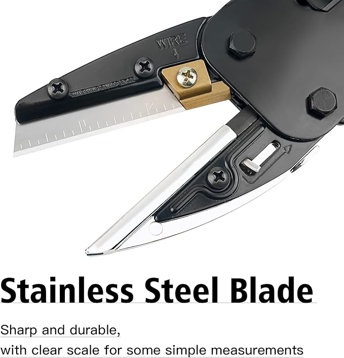 Heavy Duty Scissors All Purpose - Multipurpose Utility Cutter,6 in 1 Function,Availabe for Industry and Home Use,Cutting for Soft Pipe/Fibre/Wood/Iron Wire/Box/Paper