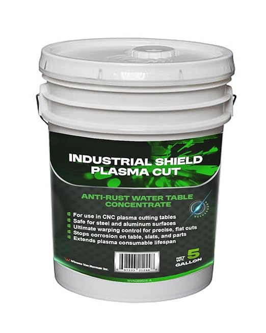 Plasma Cut - Green Coolant - Table and CNC Cutting Coolant (5 Gallons)
