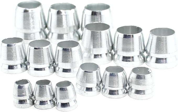 15PCS Handle Wedge Kit - 5 Sizes Safety Round Iron Wedges for Axes & Hammers