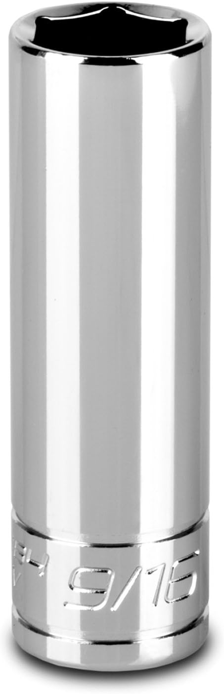 Capri Tools 9/16-Inch Deep Socket, 3/8-Inch Drive, 6-Point, SAE