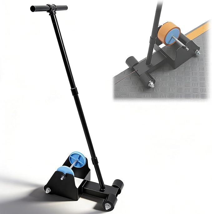 Floor Tape Applicators, Floor Tape Marking Machine, Wall Lane Marking Applicators for Floor Marking, Decoration Protection and Laying, Black