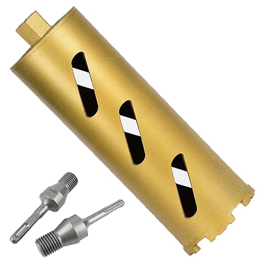 4" Dry Core Drill Bits for Cured Concrete with Rebar Brick Blonck Masonry etc 12.2in/310mm Drilling Depth竊?0mm Diamond Segment Height竊? Adapters