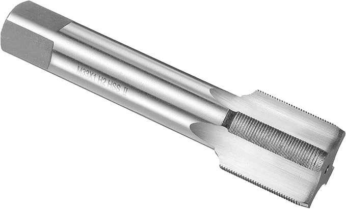 uxcell Hand Plug Tap M33 x 1 H2 Metric Thread Plug Style Taps Straight Flute Screw Tapping Threading Tool High Speed Steel HSS6542