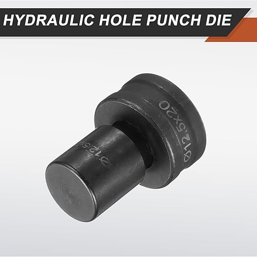 HARFINGTON Hydraulic Hole Punch Die 過12.5횞20mm Slot Hole 40Cr Steel Electric Punching Kit for CH70 Electric Punching Machine, Black