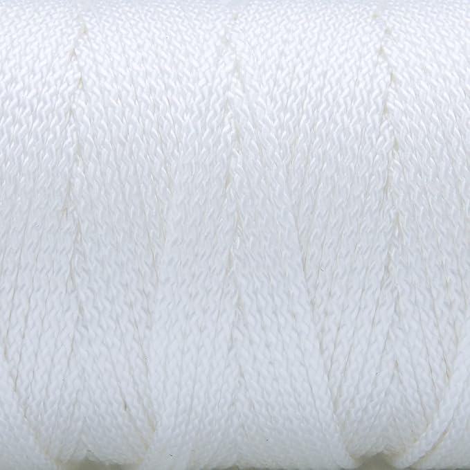HONGDA Mason Line, 250 Feet #18 Braided Nylon Mason line String Perfect for Masonry Jobs and for The Layout of General Construction, Gardening, DIY Project, White