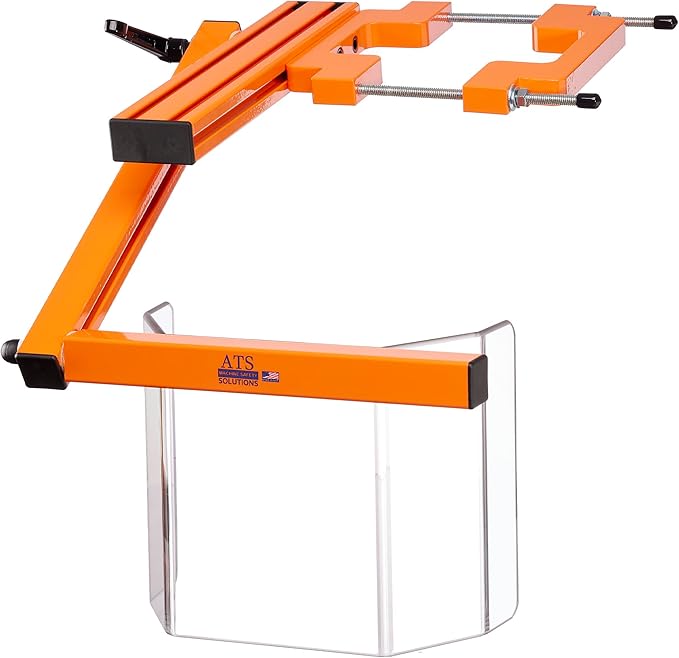 ATS Safety, Drill Press Guard, Part # DPG-ES2 LARGE fits Machines with Column Diameters of 4.0 ??6.5 inches, Safety Accessories Made in USA