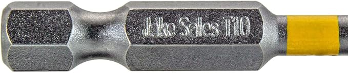 T10 x 2" Color-Coded Torx/Star Driver Bit with Quick-Change Shank - Precision Fit for T-10 Screws and Fasteners, 10-Pack