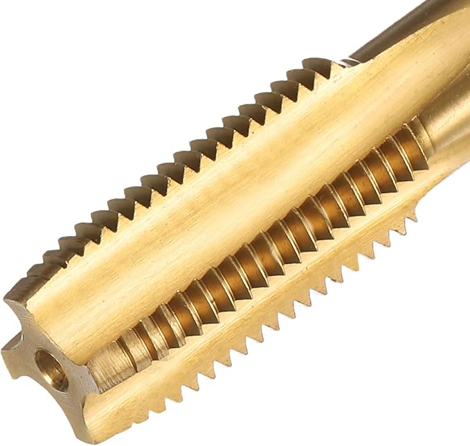 uxcell Metric Thread Tap M14 x 1.5 H2 150mm Straight Flute Screw Thread Milling Machine Taps Threading Tapping Repair Tool