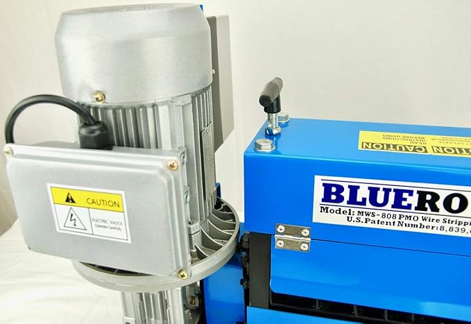BLUEROCK Tools Model MWS-808PMO Wire Stripping Machine Copper Cable Stripper