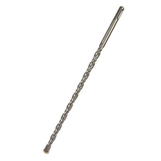 7/16 Inch x 12 Inch SDS Plus Rotary Hammer Drill Bit, Carbide Tipped for Brick, Stone, and Concrete Version 2 (7/16" x 10" x 12")