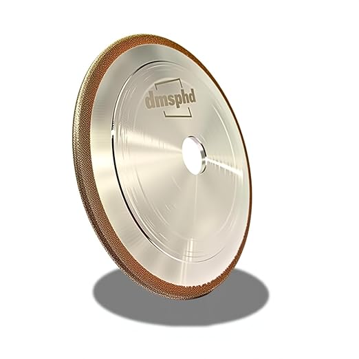 CBN Chainsaw Grinding Wheel 5-3/4" Disk, 7/8" Arbor, 1/8" Thick for Sharpening Any Steel Chainsaw Chain （1/8" Thick）