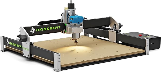 CNC Router Machine 6060, Beginner Hobby Engraving Machines, 710W Power Trimmer Router, Linear Rails and Belt Driven, 3-Axis Cnc Milling Machine for Wood, Acrylic, and MDF Carving
