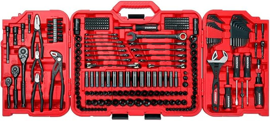 STARWORK TRUE MECHANIC??313-Piece Mechanics Tool Set and Socket Set, Professional SAE/Metric