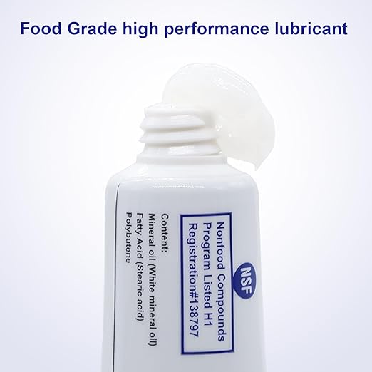 Multi-Purpose Lubricants 0.35oz (2 Pack) Snap & Zipper Lubricant, Food Grade Grease, Silicone Grease for Cooler Bag, Freezer Bag, Boat Cooler, O Rings, Hinges, Fishing Reels, Toolbox Essentials