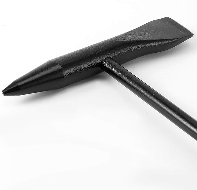 ZOENHOU 4 PCS 10.5" Welding Chipping Hammer, 1.1Lbs 500g Welding Hammer with Coil Spring Handle, Welding Slag Hammer