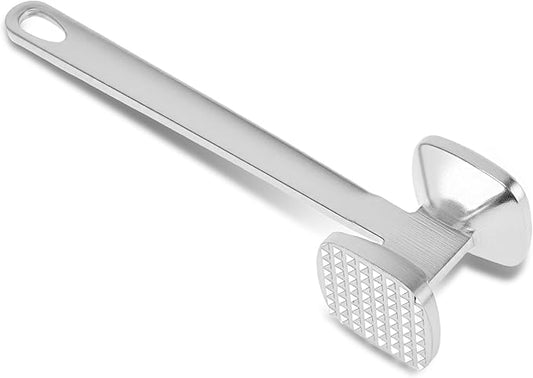 VOCOSTE Meat Tenderizer Mallet, Aluminum Alloy Kitchen Double-sided Meat Pounder Flattened, Meat Mallet Hammer, Steak Chicken Beef Tenderizer Tools