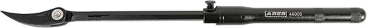 ARES 46000-13.3-Inch to 18.5-Inch Pry Bar - Indexable Bar, Extendable Reach - 14-Position Adjustable Angle Head - Chrome Vanadium Steel