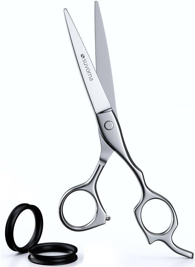 Suvorna 6.5??Professional Hair Cutting Scissors ??Stainless Steel Barber Shears for Hair Cutting & Trimming - Hair Cutting Shears for Professionals & Homeuse - Hair Shears for Women & Men