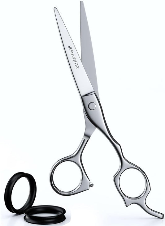 Suvorna 6.5??Professional Hair Cutting Scissors ??Stainless Steel Barber Shears for Hair Cutting & Trimming - Hair Cutting Shears for Professionals & Homeuse - Hair Shears for Women & Men