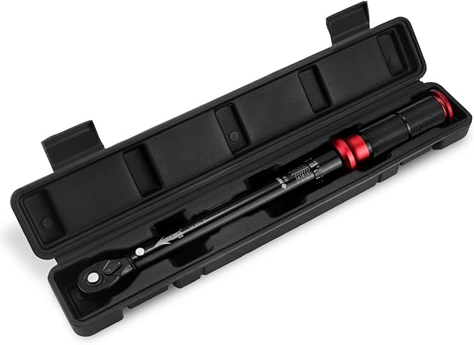 AEROFORCE 3/8-Inch Drive Torque Wrench竊?0-80 lb.ft / 13.6-108.8 Nm),72 Tooth Dual Direction Reversible Ratchet, Dual Range Scales, Precision Calibrated for Bike, Motorcycle and Car Repair