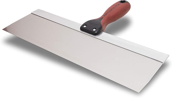 MARSHALLTOWN DuraSoft II Taping Knife, 14 Inch Stainless Steel Blade, For Drywall Finishing, 4514SD