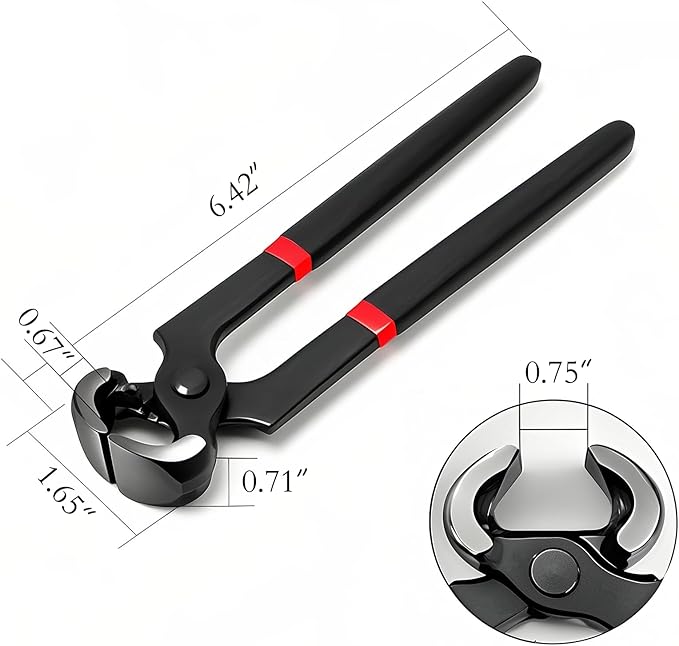 6" Nail Puller,Labor-Saving,High Hardness,Durability and Rusting.