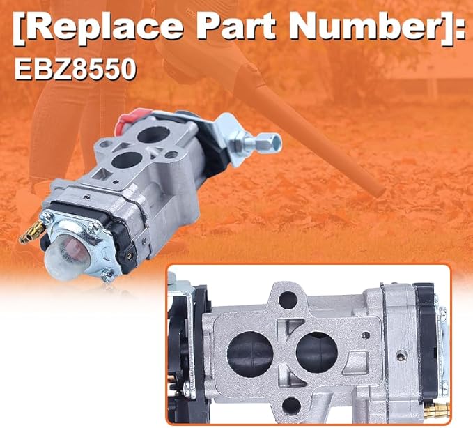 Carburetor Kit for RedMax EBZ8550 & EBZ8550RH Backpack Blowers - OEM Replacement, Fuel Efficient, Heavy-Duty Aluminum, Smooth Performance, Complete Service Kit Included