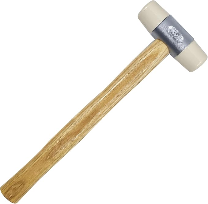 Nylon rubber mallet 32 oz white