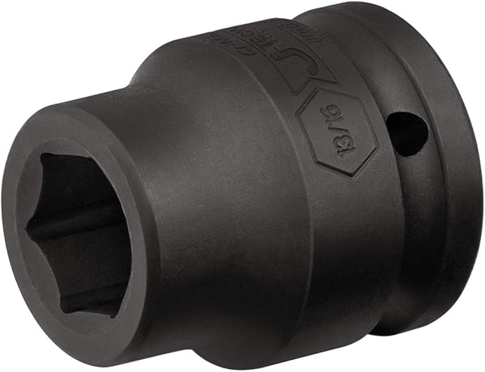 Jetech 3/4 Inch Drive 13/16 Inch Standard Impact Socket, Made with Chrome Molybdenum Alloy Steel, Heat Treated, 6-Point Design, SAE