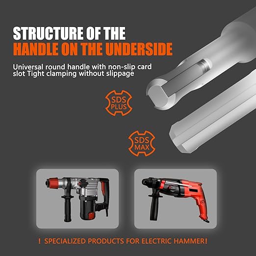 CATITO 17 Pcs Set of Concrete Hole Saw (30mm 40mm 50mm 65mm 80mm 100mm), Concrete Hole Saw Kit for Concrete, Connecting Rods for SDS Plus and SDS MAX, 5pcs Dust Bag, Cement|Brick Stone|Wall.