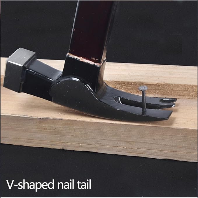 Claw Hammer Wood Handle, Claw Hammer 10OZ/13OZ, Smooth Hammer, Claw Hammer for Building, Woodwork, Home Repair,Wood,13OZ