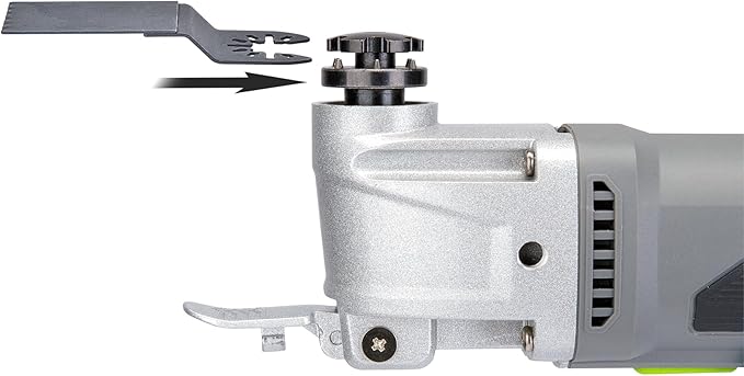 Genesis Oscillating Tool 3.5 Amp Oscillating Multi Tool with 3.7째 Oscillation Angle, 6 Variable-Speeds with 16-Piece Accessory Set, Storage Box, Carrying Bag, and 2 Year Warranty (GMT35T)