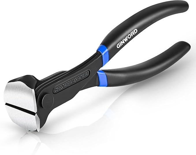 7 Inch Nail Puller, Nail Remover Tool, End Cutting Pliers, Carpenter Tools, Nail Pulling Pliers, End Nippers, Nippers Tool for Pulling Nails and Cutting Wires