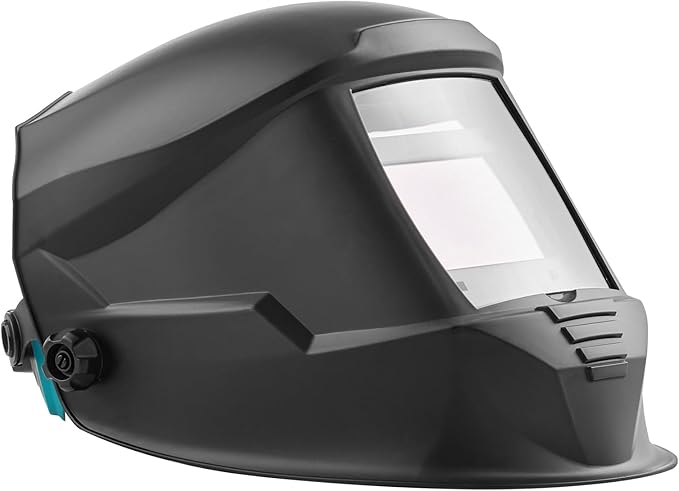 VEVOR Welding Helmet Auto Darkening, 3.94" x 2.34" True Color Welding Hood, Solar-Powered Welder Mask with 4 Arc Sensors, Wide Shade 4/5-9/9-13 for TIG MIG ARC Weld Grinding Cutting - METIS Series