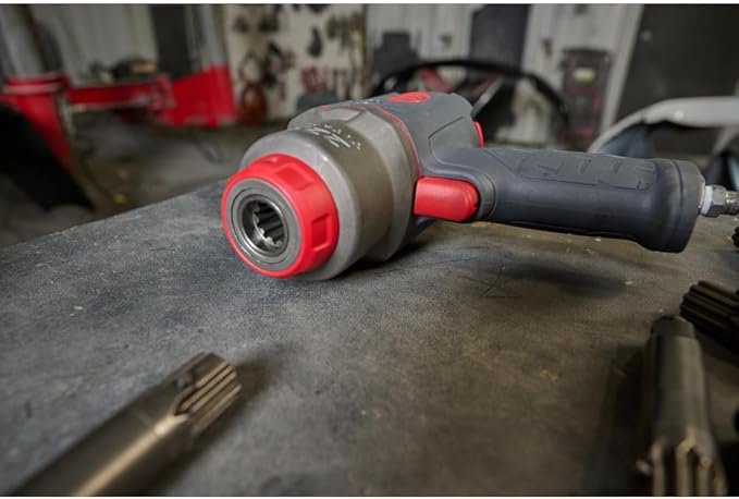 Ingersoll Rand 2236QTIMAX-2 DXS2 1/2" Air Impact Wrench, 2" Extended Anvil, Quiet, 1500 ft-lb Torque, Titanium Hammercase, Friction Ring Retainer, Pistol, Interchangeable Anvil, Multi-functional Tool