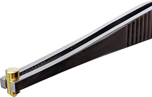 Lock Pinning Tweezers - Grooved Tip for Easy Pin Loading and Cylinder Rebuilding - Ideal for Rekeying Kits, Locksmith Services and DIY Projects.