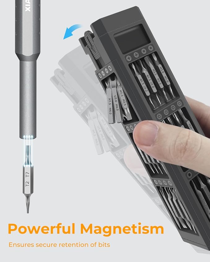 71 in 1 Small Precision Screwdriver Set,XIAONIAN Mini Multi-Bits Screwdriver Set,Micro Repair Tool Kit with Metal Case,360째Spin,for Phone,Eyeglasses,Watch,Macbook,PC,Jewelry,Ring Doorbell,PS5,PS4,Toys