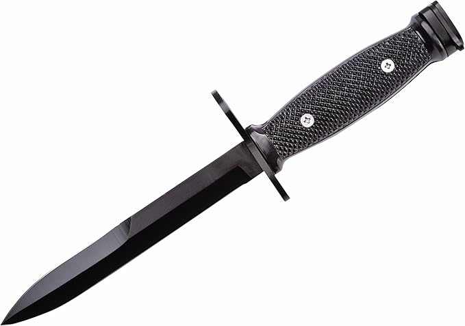 BUDK Tactical M7 Bayonet With Metal Sheath | Fixed Blade Military-Style Knife | Stainless Steel Construction | Secure Locking Sheath | Rugged Design for Outdoor Survival, Camping & Field Use