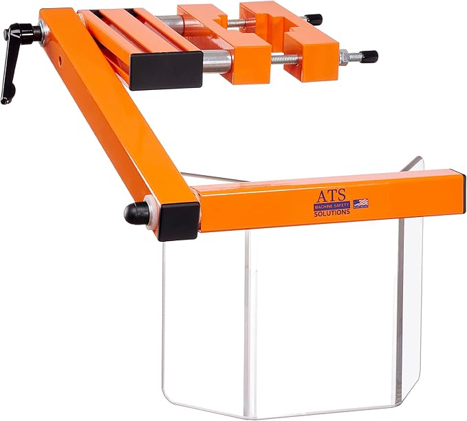 ATS Safety, Drill Press Guard, Part # DPG-ES1 fits Machines with Column Diameters of 2.0-4.0 inches, Safety Accessories Made in USA