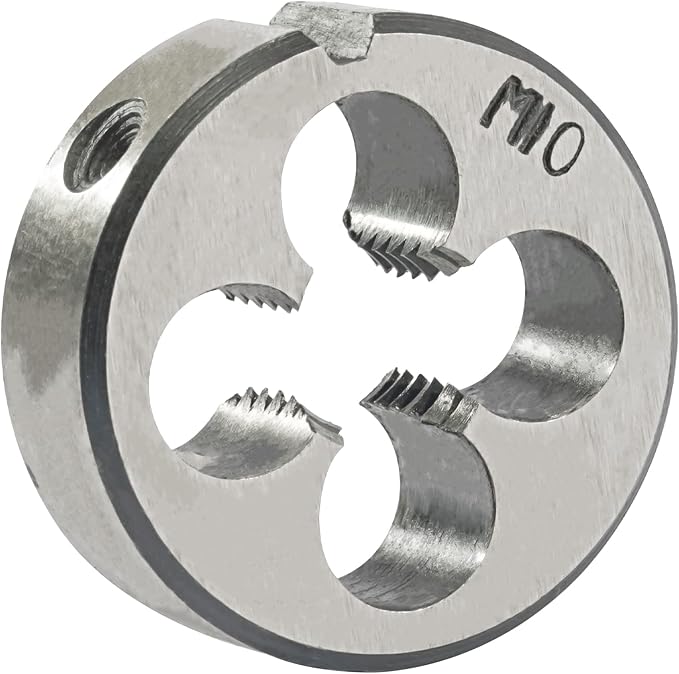 Aceteel M10 x 1.5 Metric Round Die, Machine Thread Die M10 X 1.5mm Right Hand