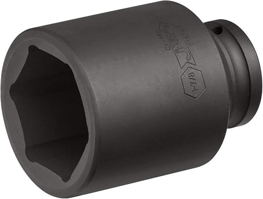 Jetech 3/4 Inch Drive 1-7/8 Inch Deep Impact Socket, Made with Heat-Treated Chrome Molybdenum Alloy Steel, 6-Point Design, SAE