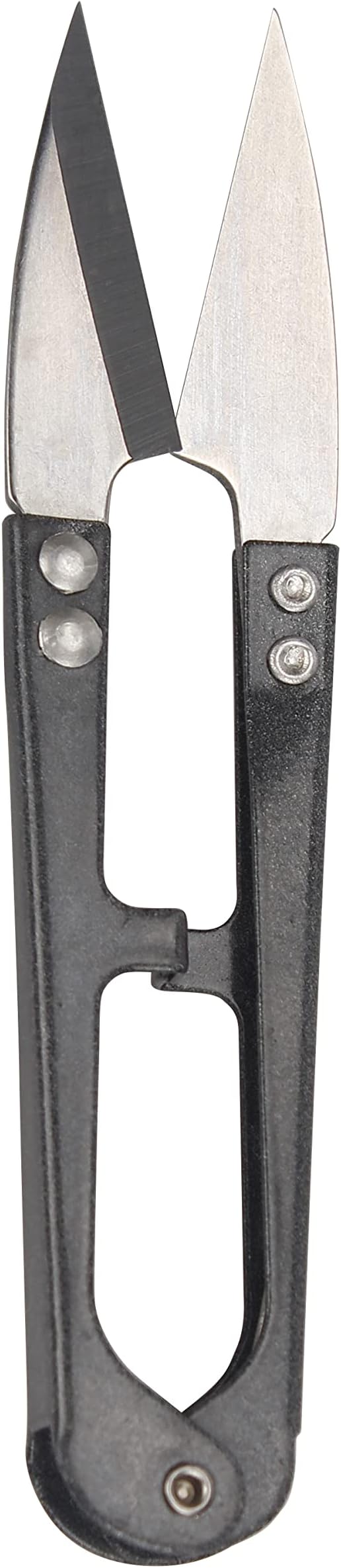 Sewing Scissors Yarn Thread Cutter 4.1inch Mini Small Snips Trimming Nipper Made of High-Carbon Steel Thread DIY Supplies for Stitch Embroidery, Knitting, Crafts (1, Black)