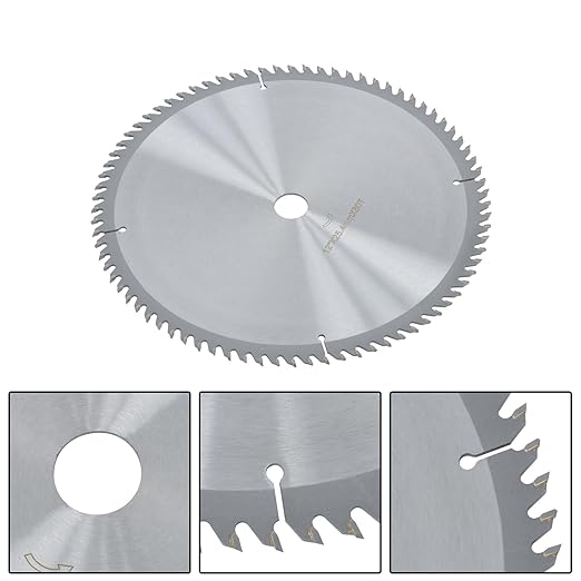 WFLNHB Alloy Woodworking Saw Blade 12 Inch 80 Tooth Circular Saw Blade with 25.44mm Arbor Hole Fit for Wood, Plywood Smooth Cutting