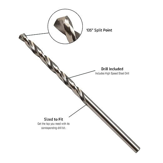 Century Drill & Tool 95302 Machine Screw Tap & Drill, 4-40NC (Pack of 2)